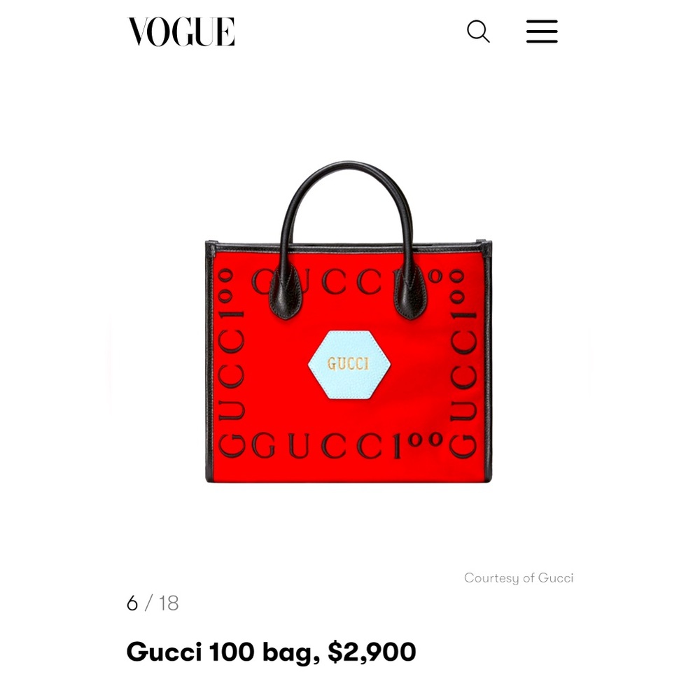 Gucci 100 tote bag. Brand New HARD TO FIND